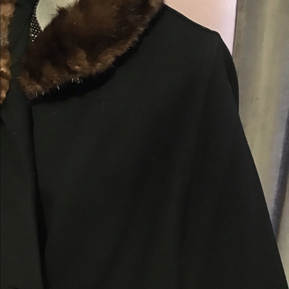 1940’s VTG Black Swing Coat - Picture 4 of 11